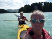 Kayaking near Quail Island (Lyttelton Harbour, Christchurch)