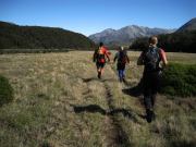 Running out the Hawdon Valley (Arthurs Pass)