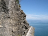 Climbing at the sea cliffs (Ligar Bay)