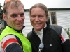 Cris and Frauke after riding (Olmec's)