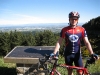 Cris with his bike on the port hills (Christchurch)