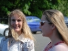 Gina and Katie outside church (Simon and Anita's Wedding)