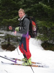 Cris on skis (Norway)