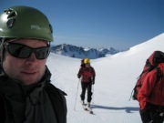 Heading back from hut (Ski touring Glomfjord, Norway)
