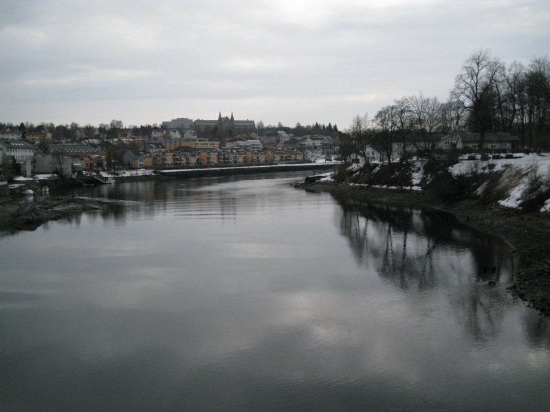 River through Trondheim (Trondheim, Norway)