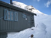 The hut (Ski touring Glomfjord, Norway)