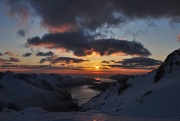 View of fiords 2 (Ski touring Glomfjord, Norway)