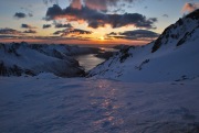 View of fiords 4 (Ski touring Glomfjord, Norway)