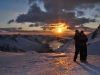 Chris and Emily near the hut (Norway)