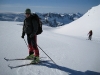 Cris on glacier (Ski touring Glomfjord, Norway)