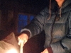 Emily preparing dinner (Norway)