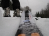 Looking along the ski (Norway)