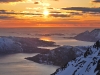 View of fiords (Ski touring Glomfjord, Norway)
