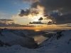 View towards fiords (Ski touring Glomfjord, Norway)