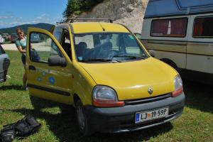 Our little yellow car (Slovenia)