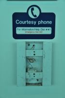 Ryanair courtesy phone (Stansted, London)