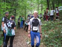 Cris at start line stage 4 (OO.cup, Slovenia)