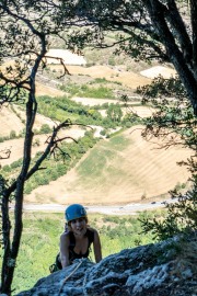 Ari finishing a section (Pallerols June 2022)