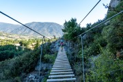 Ari on a wire bridge (Pallerols June 2022)