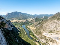 The nice view from the ferrata (Pallerols June 2022)
