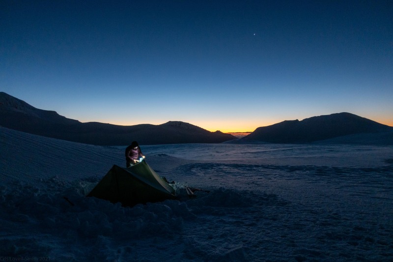 Almost time for bed (Tongariro Adventures July 2021)
