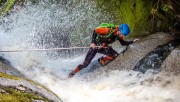 Craig avoids the flow (Carew Creek Dec 2024)