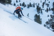 Craig cutting up the snow (Skitouring Kuehtai March 2019)