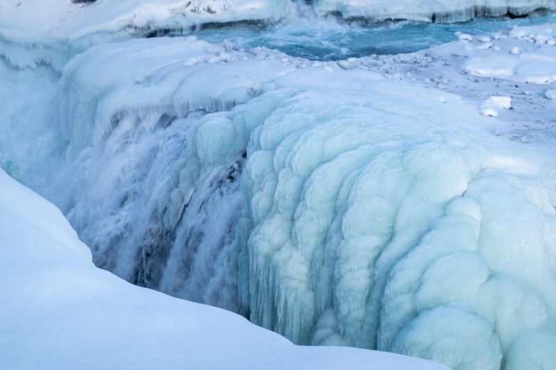 Gullfoss ice (Iceland January 2023)