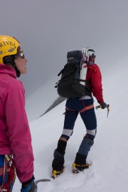 Heading into the mist (Hopkins Valley Tramp Jan 2015)