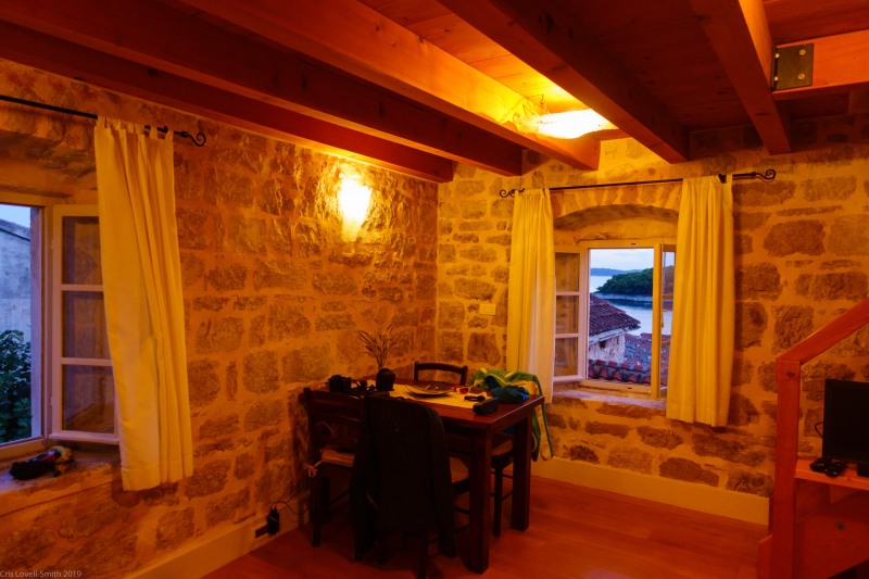 Inside our Air BnB (Seakayaking Croatia Sept 2019)