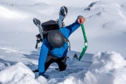 Johannes making epic moves (Ski Touring Andorra April 2022)