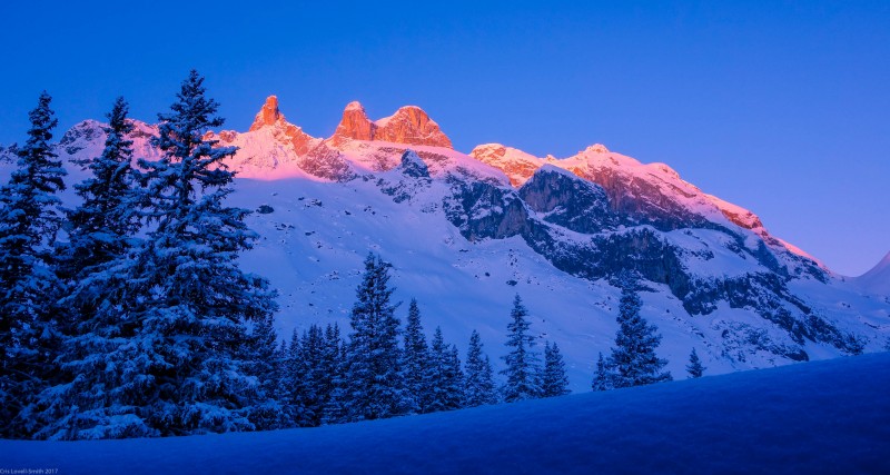 Morning at Lindauer Hütte (Ski touring Lindauer Hütte)