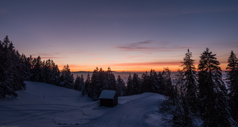 Ski touring Pfaender (Austria)