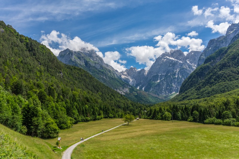 View from Log pod Mangartom towards Jalovec (Summer Holidays 2016)