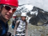 Cris and Leonie after the ascent 2 (Rabbit Pass Tramp Dec 2014)