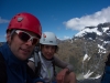 Cris and Leonie after the ascent (Rabbit Pass Tramp Dec 2014)
