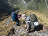 Descending into Young Basin from Gillespie Pass (Rabbit Pass Tramp Dec 2014)