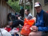 Getting dinner ready outside Young Hut (Rabbit Pass Tramp Dec 2014)