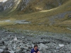 Gina after descending (Rabbit Pass Tramp Dec 2014)