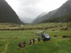 Guided trampers make an escape (Rabbit Pass Tramp Dec 2014)