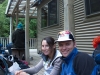 Leonie and Cris at Young Hut 2 (Rabbit Pass Tramp Dec 2014)
