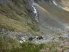 Steep descent down Rabbit Pass (Rabbit Pass Tramp Dec 2014)