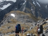 Walking on Gillespie Pass 2 (Rabbit Pass Tramp Dec 2014)