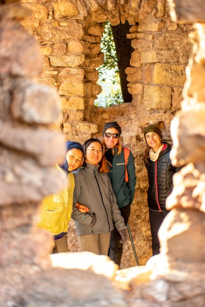 Girls through a window (Weekend in Montserrat Nov 2023)