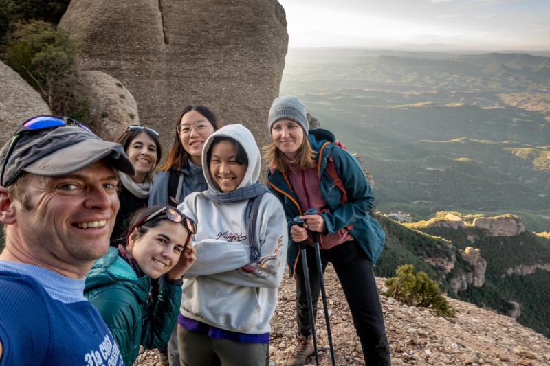 On the side of a cliff (Weekend in Montserrat Nov 2023)