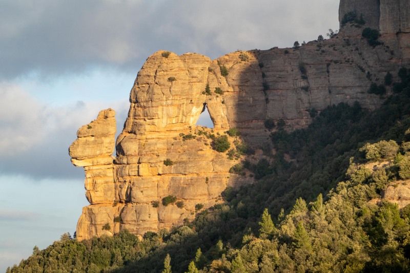 Window in the rock (Weekend in Montserrat Nov 2023)
