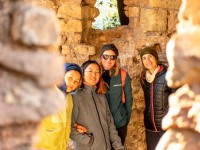 Girls through a window (Weekend in Montserrat Nov 2023)