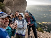 On the side of a cliff (Weekend in Montserrat Nov 2023)
