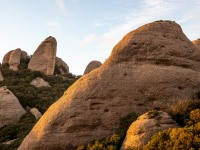 Rock formations before sunset (Weekend in Montserrat Nov 2023)