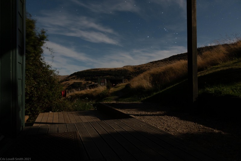 View from the deck (Rod Donald Hut March 2021)